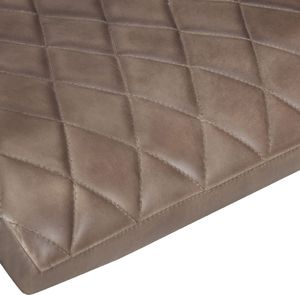 vidaXL Krzesła stołowe, wspornikowe, 2 szt., brązowe, skóra naturalna 7