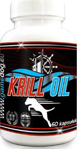 Game Dog Witaminy, suplementy dla psów Game Dog Krill Oil 60 tabletek 1