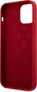 Guess Etui Guess GUHCP12LLSLMGRE Apple iPhone 12 Pro Max czerwony/red hardcase Metal Logo Script 7