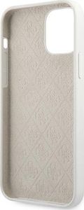 Guess Etui Guess GUHCP12LLSLMGWH Apple iPhone 12 Pro Max biały/white hardcase Metal Logo Script 7