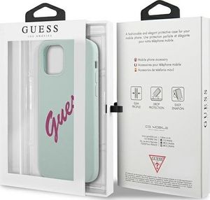 Guess Etui Guess GUHCP12LLSVSBF Apple iPhone 12 Pro Max niebieski fuksja/blue fuschia hardcase Silicone Vintage 8