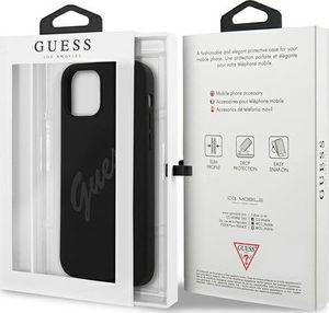 Guess Etui Guess GUHCP12LLSVSBK Apple iPhone 12 Pro Max czarny/black hardcase Script Vintage 8