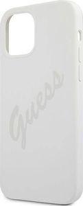 Guess Etui Guess GUHCP12LLSVSCR Apple iPhone 12 Pro Max kremowy/cream hardcase Script Vintage 6