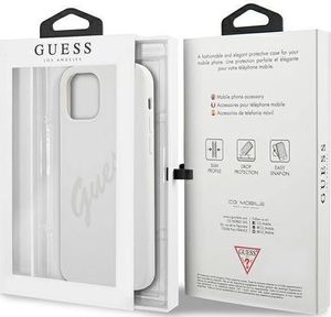 Guess Etui Guess GUHCP12LLSVSCR Apple iPhone 12 Pro Max kremowy/cream hardcase Script Vintage 8