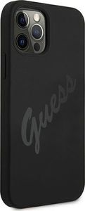 Guess Etui Guess GUHCP12MLSVSBK Apple iPhone 12/12 Pro czarny/black hardcase Script Vintage 4