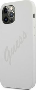 Guess Etui Guess GUHCP12MLSVSCR Apple iPhone 12/12 Pro kremowy/cream hardcase Script Vintage 2