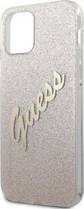 Guess Etui Guess GUHCP12MPCUGLSGO Apple iPhone 12/12 Pro złoty/gold hardcase Glitter Gradient Script 6
