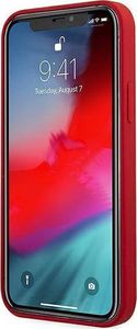 Guess Etui Guess GUHCP12SLSLMGRE Apple iPhone 12 mini czerwony/red hardcase Metal Logo Script 5