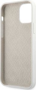 Guess Etui Guess GUHCP12SLSLMGWH Apple iPhone 12 mini biały/white hardcase Metal Logo Script 7