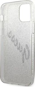 Guess Etui Guess GUHCP12SPCUGLSGO Apple iPhone 12 mini złoty/gold hardcase Glitter Gradient Script 7