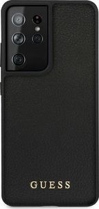 Guess Etui Guess GUHCS21LIGLBK Samsung Galaxy S21 Ultra czarny/black hard case Iridescent 3