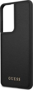 Guess Etui Guess GUHCS21LIGLBK Samsung Galaxy S21 Ultra czarny/black hard case Iridescent 6