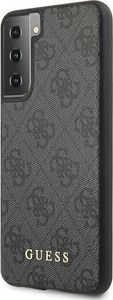 Guess Etui Guess GUHCS21MG4GFGR Samsung Galaxy S21+ Plus szary/grey hard case 4G Metal Gold Logo 2
