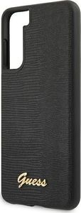 Guess Etui Guess GUHCS21MPCUMLLIBK Samsung Galaxy S21+ Plus czarny/black hardcase Lizard Collection 6
