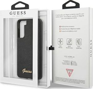 Guess Etui Guess GUHCS21MPCUMLLIBK Samsung Galaxy S21+ Plus czarny/black hardcase Lizard Collection 8