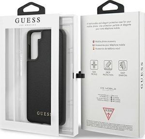 Guess Etui Guess GUHCS21SIGLBK Samsung Galaxy S21 czarny/black hard case Iridescent 8