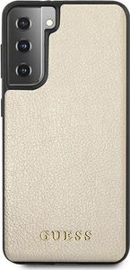 Guess Etui Guess GUHCS21SIGLGO Samsung Galaxy S21 złoty/gold hard case Iridescent 3