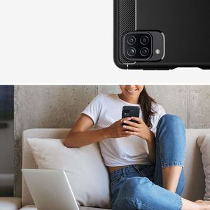 Spigen Etui Spigen Rugged Armor Samsung Galaxy A12 Matte Black 5