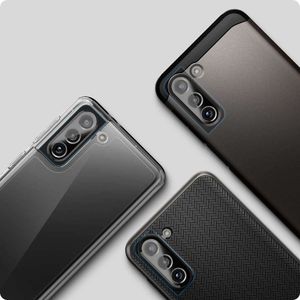 Spigen Szkło hartowane na aparat Spigen Optik Camera Lens Samsung Galaxy S21+ Plus Black 7
