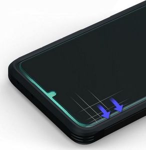 Spigen Szkło hartowane z klejem UV Spigen Glas.TR Platinum Samsung Galaxy S21 Ultra 3