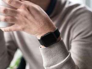 Ringke Etui Nakładka Ringke Slim Apple Watch 44mm Matte Black + Clear [2 PACK] 6