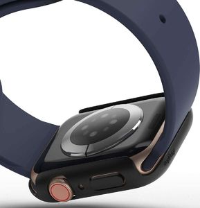 Ringke Etui Nakładka Ringke Slim Apple Watch 44mm Matte Black + Clear [2 PACK] 9