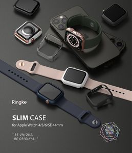 Ringke Etui Nakładka Ringke Slim Apple Watch 44mm Metallic Blue + Clear [2 PACK] 7