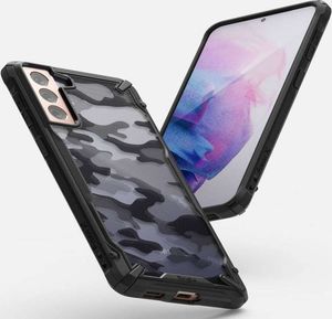 Ringke Etui Ringke Fusion-X Design Samsung Galaxy S21 Camo (Moro) Black 2