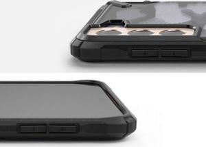 Ringke Etui Ringke Fusion-X Design Samsung Galaxy S21 Camo (Moro) Black 3