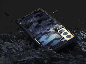 Ringke Etui Ringke Fusion-X Design Samsung Galaxy S21 Camo (Moro) Black 6