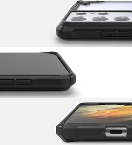 Ringke Etui Ringke Fusion-X Samsung Galaxy S21 Ultra Black 3