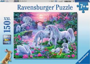 Ravensburger Puzzle 150 Jednorożec o zachodzie słońca 1