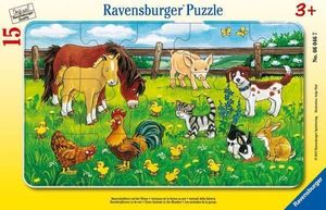 Ravensburger Puzzle 15 Zwierzęta domowe 1