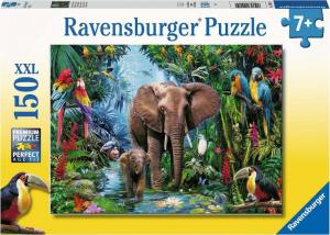 Ravensburger Puzzle 150 Słonie w dżungli XXL 1