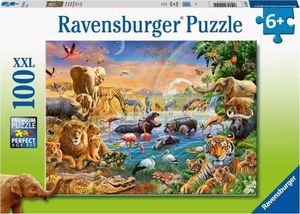 Ravensburger Puzzle 100 Studnia w dżungli XXL 1