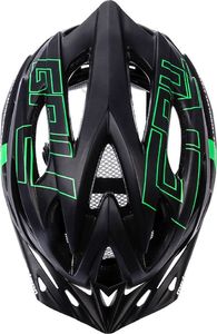 Meteor Kask rowerowy czarno-zielony r. M 2