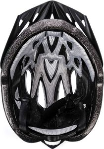 Meteor Kask rowerowy czarno-zielony r. M 5