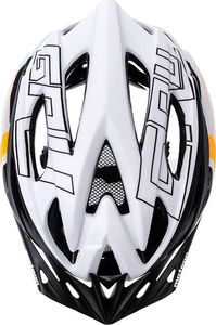 Meteor KASK ROWEROWY METEOR GRUVER white/black/orange L 3