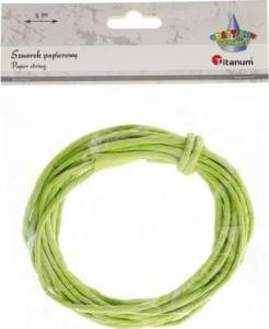 Titanum Sznurek papierowy 3.5mmx5m zielony 1