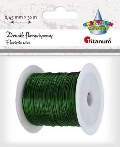 Titanum Drucik florystyczny 0,45mm x 30m zielony 1