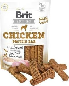 Brit BRIT MEATY JERKY Protein Bar Chicken Smakołyki KURCZAK 80g 1