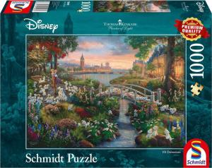 Schmidt Spiele Puzzle 1000 101 dalmatyńczyków (Disney) G3 1