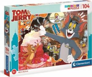 Clementoni Puzzle 104 Super Kolor Tom&Jerry 1