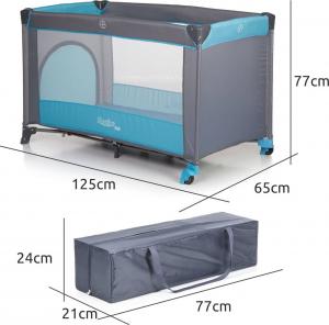 Moolino Łóżeczko turystyczne FUN P900 (Niebieski) 2