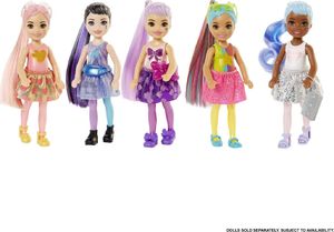 Lalka Barbie Barbie Barbie Lalka Color Reveal Chelsea brokatowa (GTT23/GWC59) 6