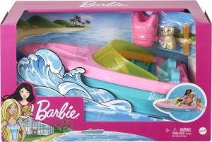 Barbie Lalka Barbie z motorówką (GRG29) 1