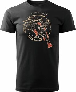 Topslang Koszulka dla wędkarza męska czarna Regular S 1