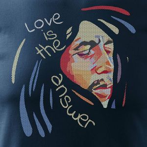 Topslang Koszulka reggae z Bobem Marleyem Bob Marley męska granatowa REGULAR XL 2