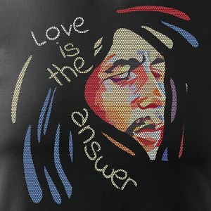 Topslang Koszulka reggae z Bobem Marleyem Bob Marley męska czarna REGULAR L 2