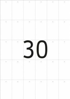 Herma Etykiety, biały, 35 x 59,4 mm, mikro-perforowane, 3000 sztuk (8046) 2